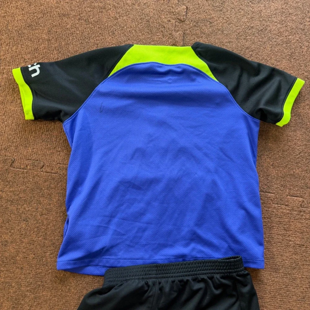 Nike Tottenham Hotspur 2022-23 Away Kit Kids XL 122-128cm Jersey Short Blue Volt - Picture 11 of 12